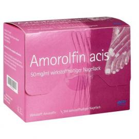 Amorolfin acis 50 mg/ml wirkstoffhalt.Nagellack