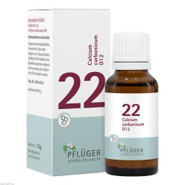 Biochemie Pflüger 22 Calcium carbonicum D 12 Glob.
