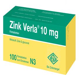 Zink Verla 10 mg Filmtabletten